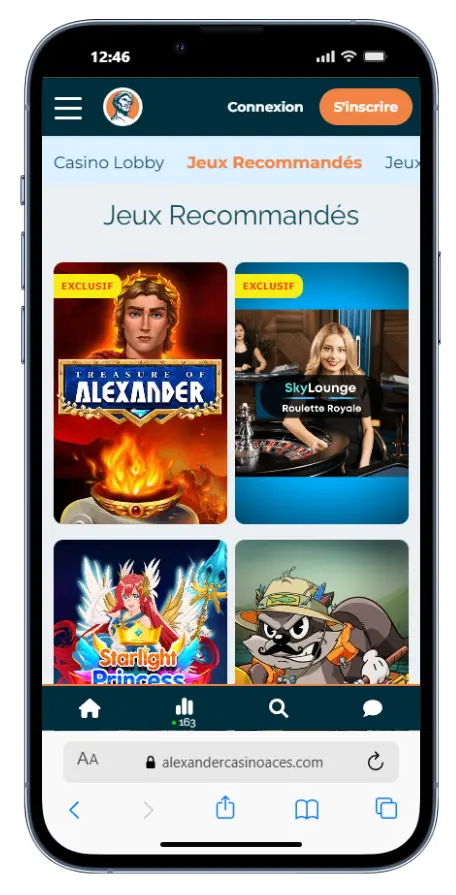 Alexander Casino Mobile